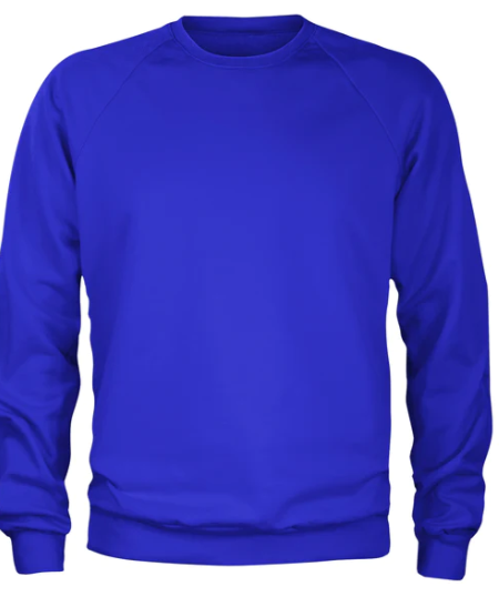 Blue crewneck outlet